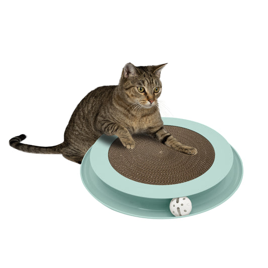 Kitty City Scratch Ball Track Cat Toy