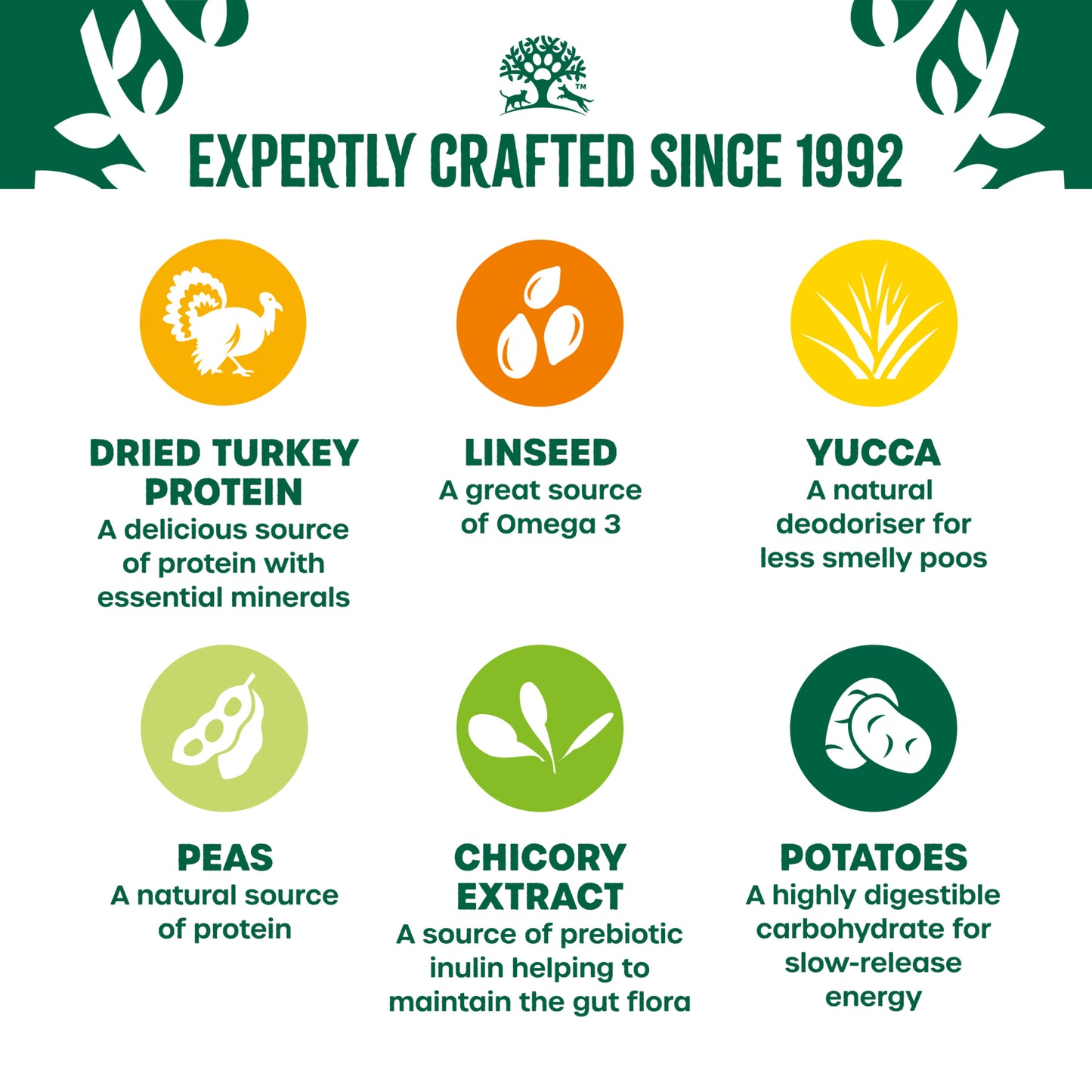 James Wellbeloved Grain Free Adult Dry Dog Food Turkey & Veg 10kg