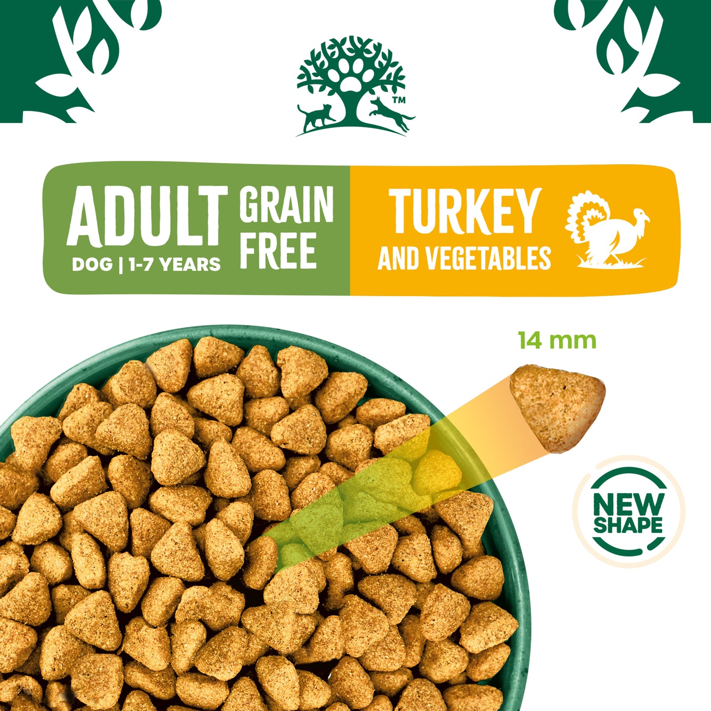James Wellbeloved Grain Free Adult Dry Dog Food Turkey & Veg 10kg