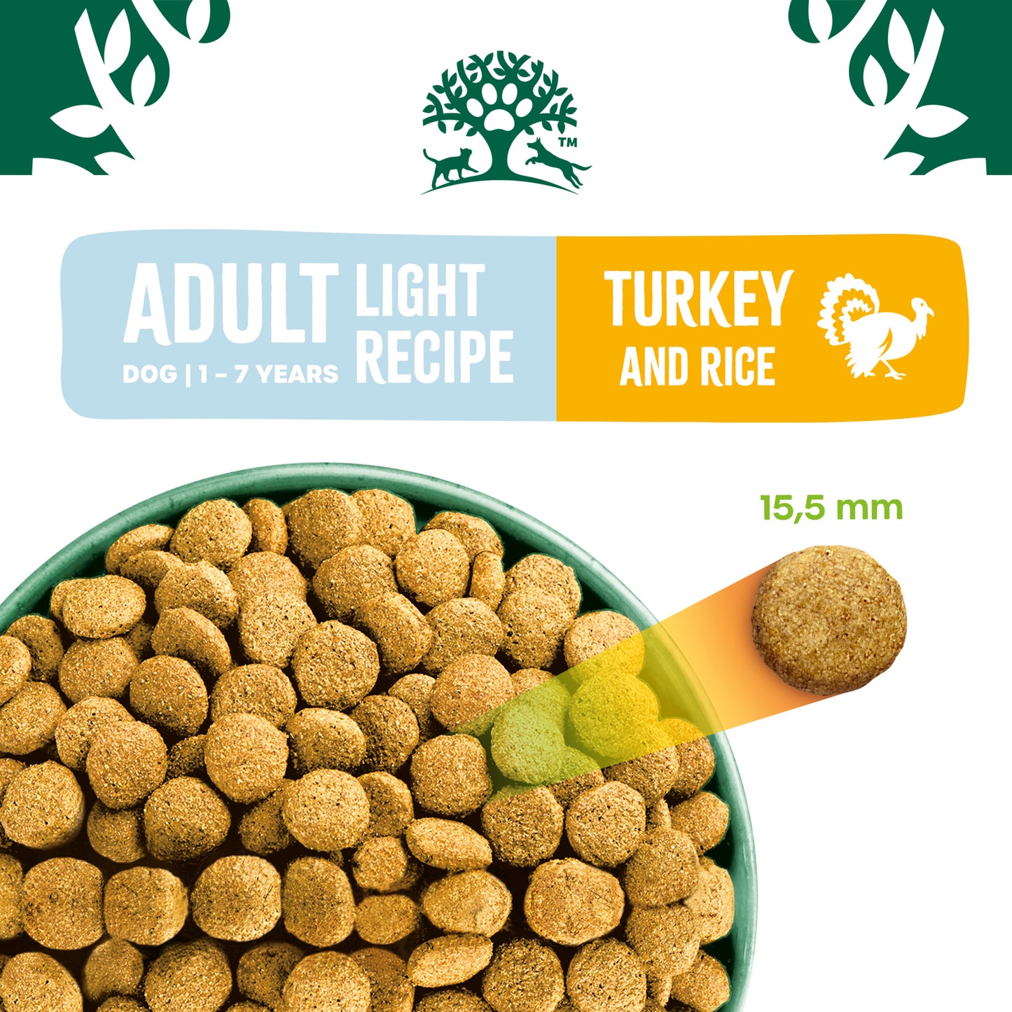 James Wellbeloved Light Adult Dry Dog Food Turkey & Rice 12kg