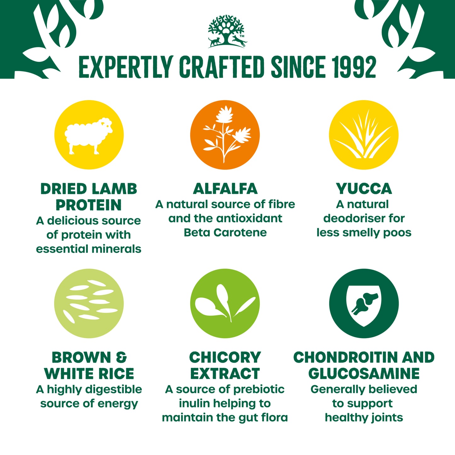 James Wellbeloved Senior Dry Dog Food Lamb & Rice 15kg