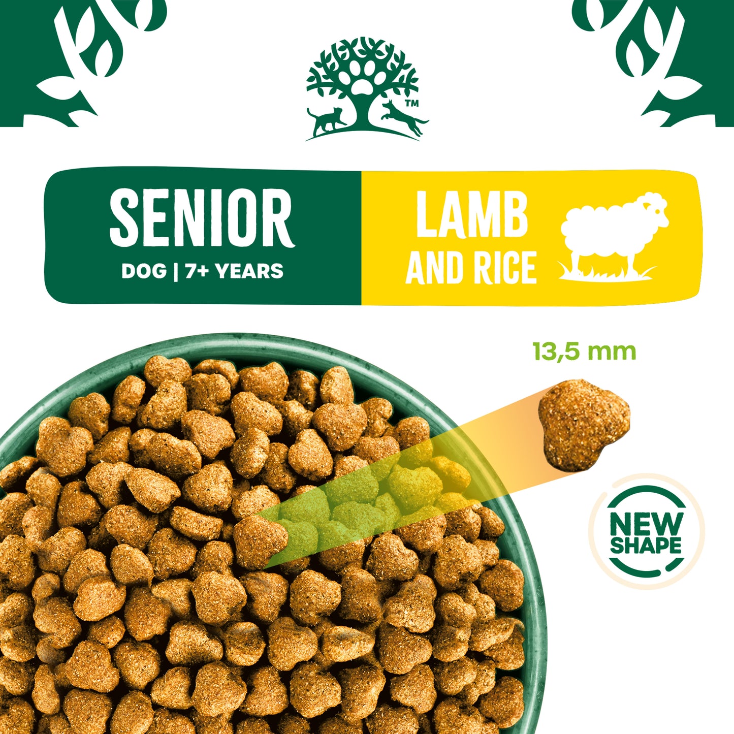 James Wellbeloved Senior Dry Dog Food Lamb & Rice 15kg