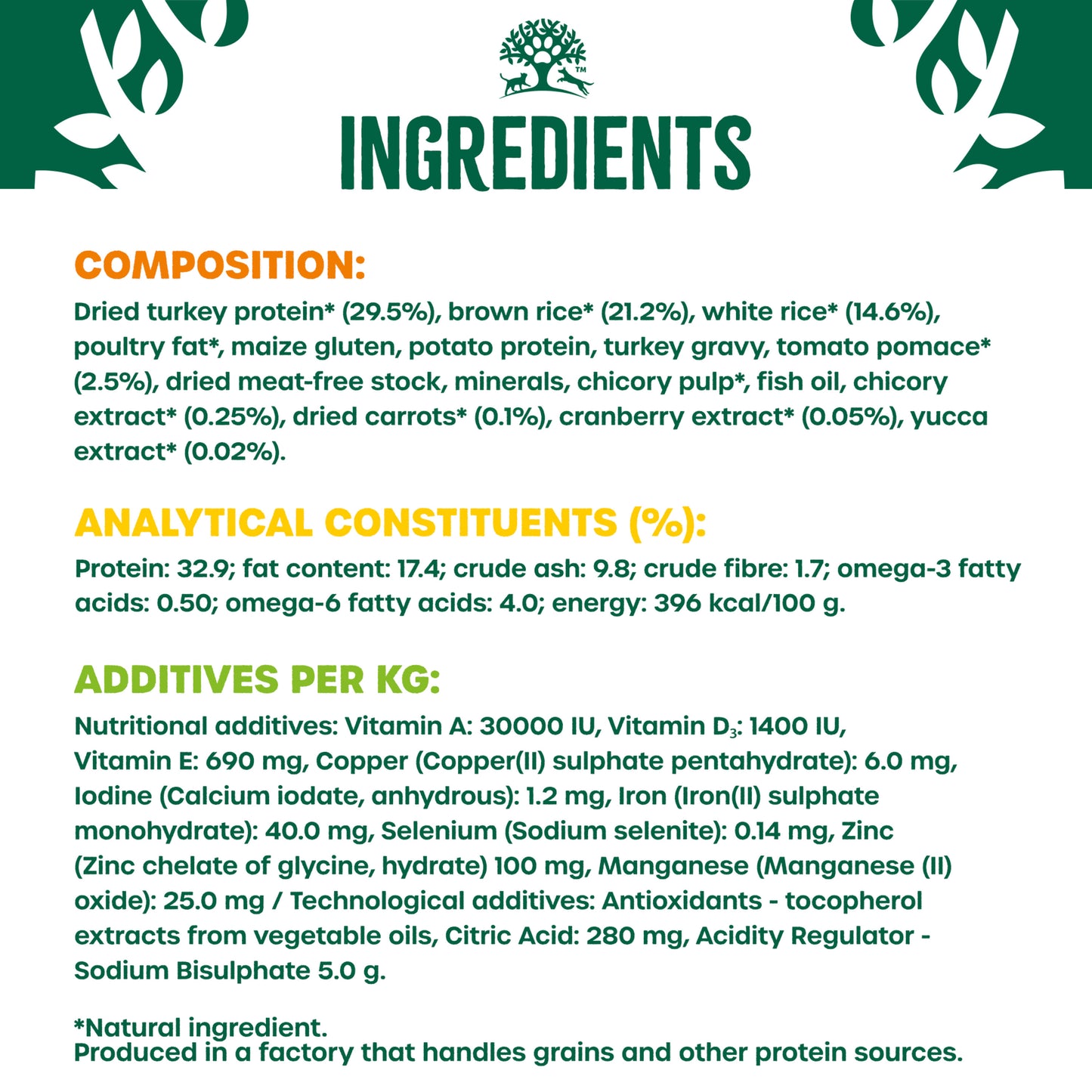 James Wellbeloved Adult Dry Cat Food Turkey 10kg