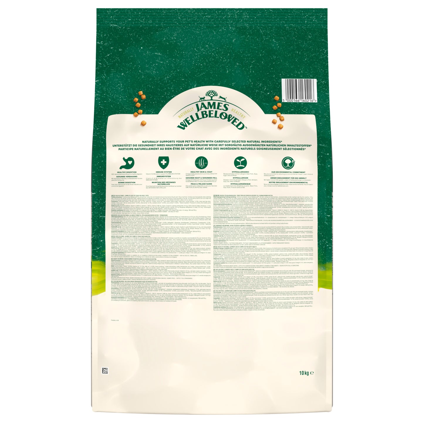 James Wellbeloved Adult Dry Cat Food Turkey 10kg