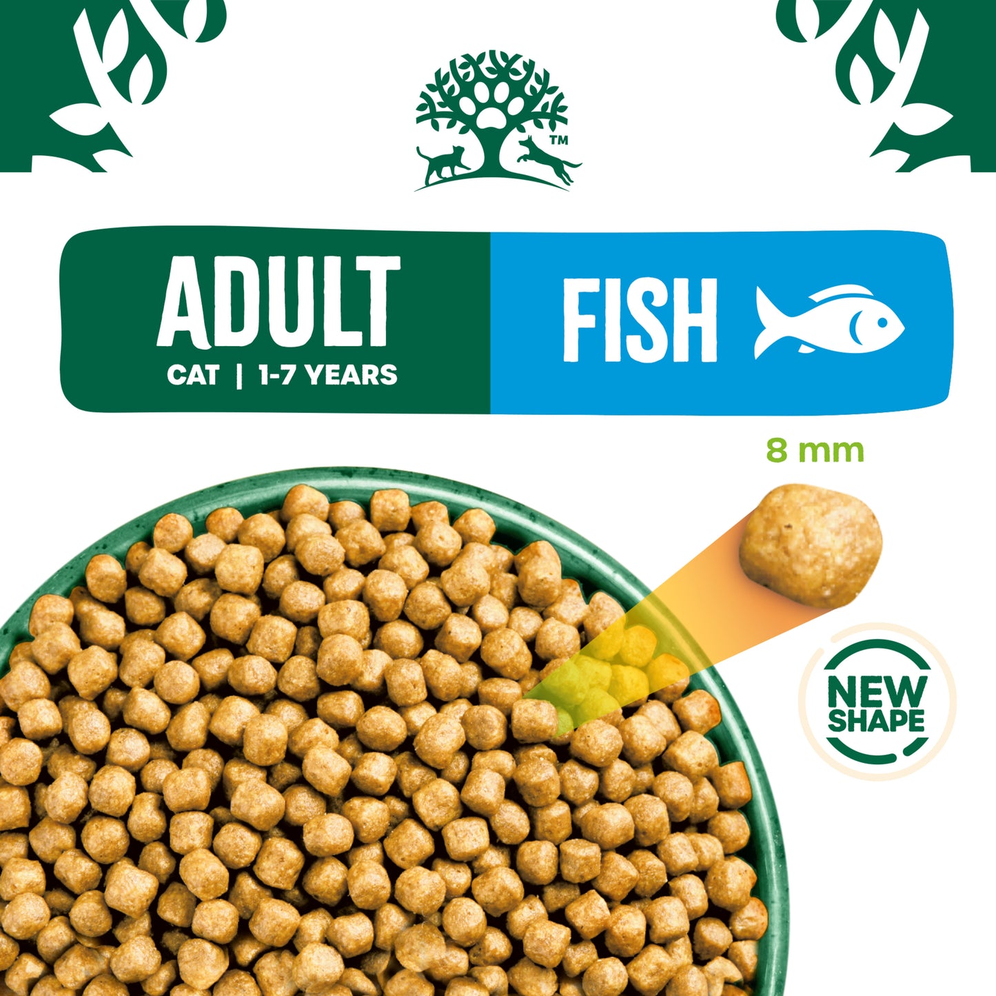 James Wellbeloved Adult Dry Cat Food Fish 10kg