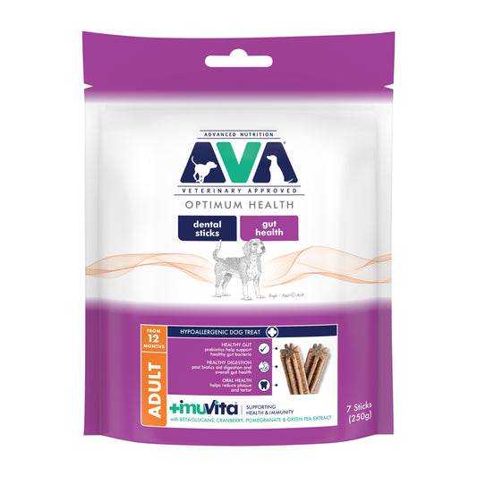 AVA Advanced Nutrition Veterinary Approved Gut Health Dental Sticks 7 Pack 251gx7