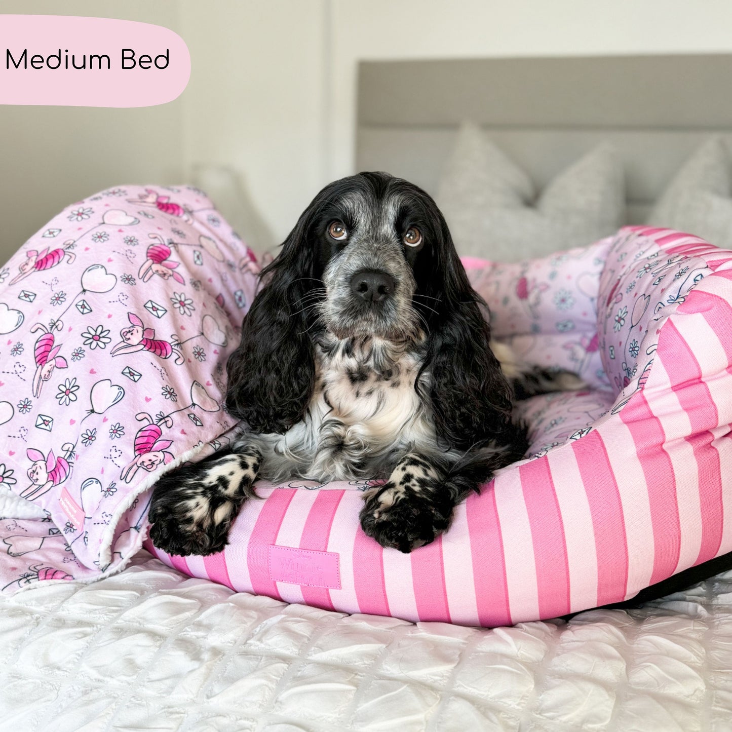 Pawsome Paws Boutique x Disney Piglet Dog Bed Pink