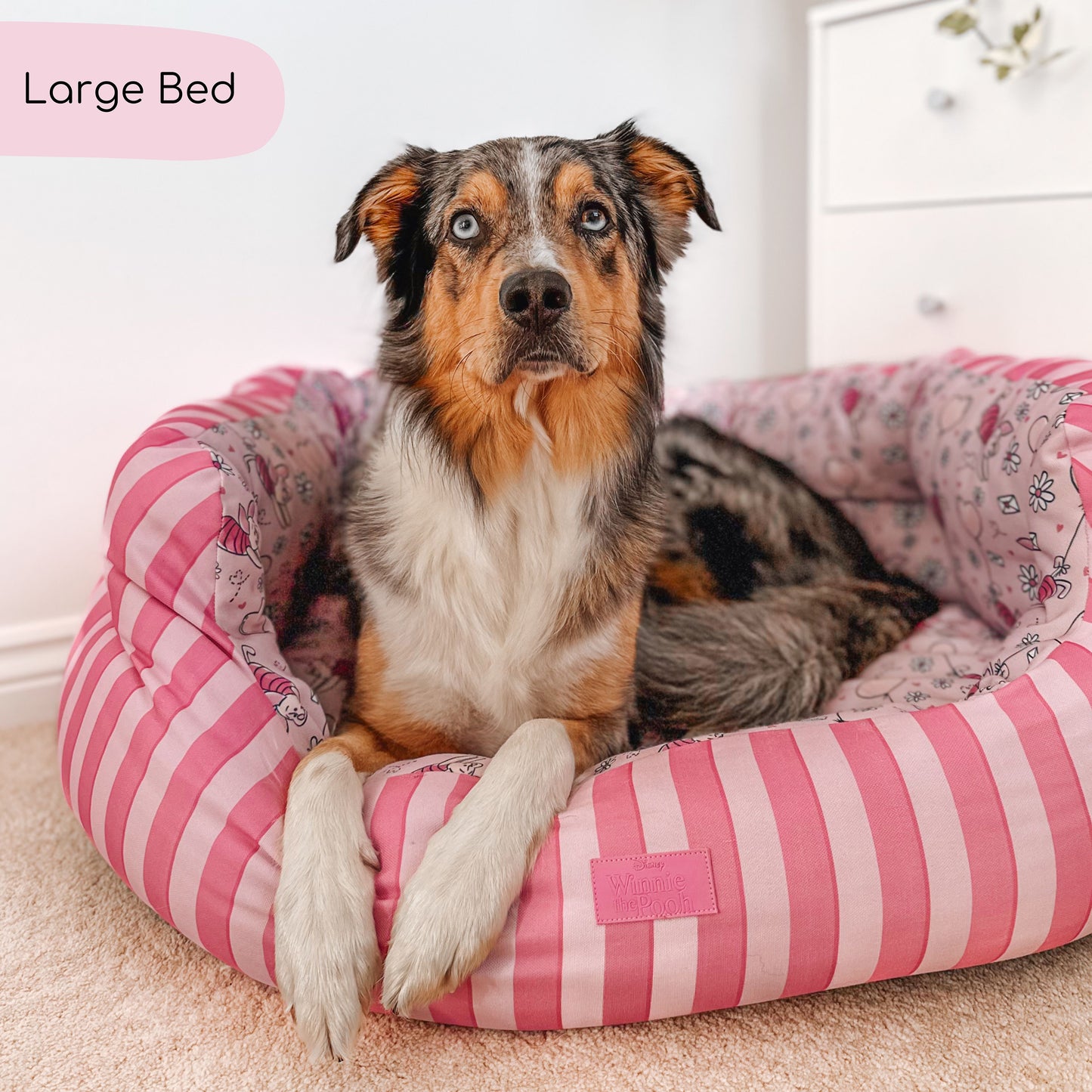 Pawsome Paws Boutique x Disney Piglet Dog Bed Pink