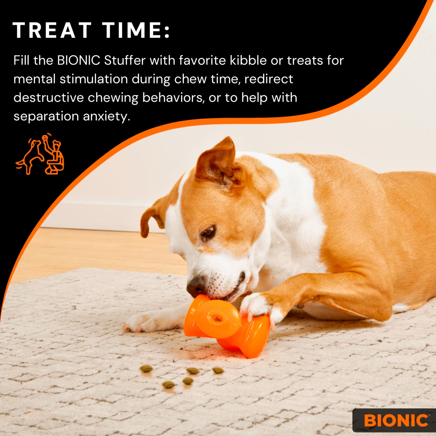BIONIC Stuffer Dog Toy