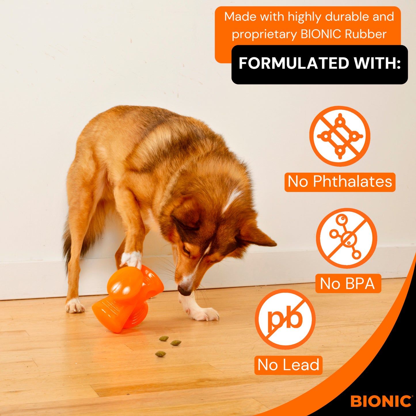 BIONIC Stuffer Dog Toy