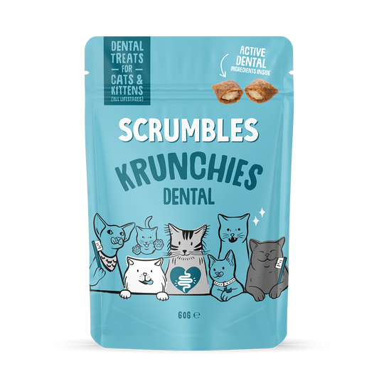 Scrumbles Krunchies Dental Cat Treats
