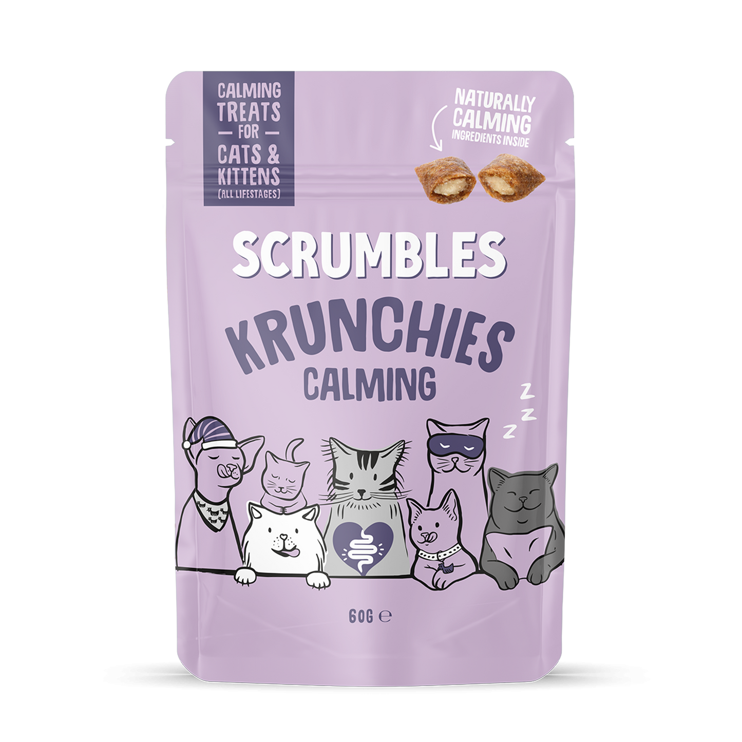 Scrumbles Krunchies Calming Cat Treats