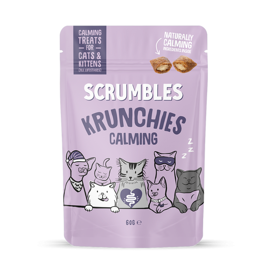Scrumbles Krunchies Calming Cat Treats