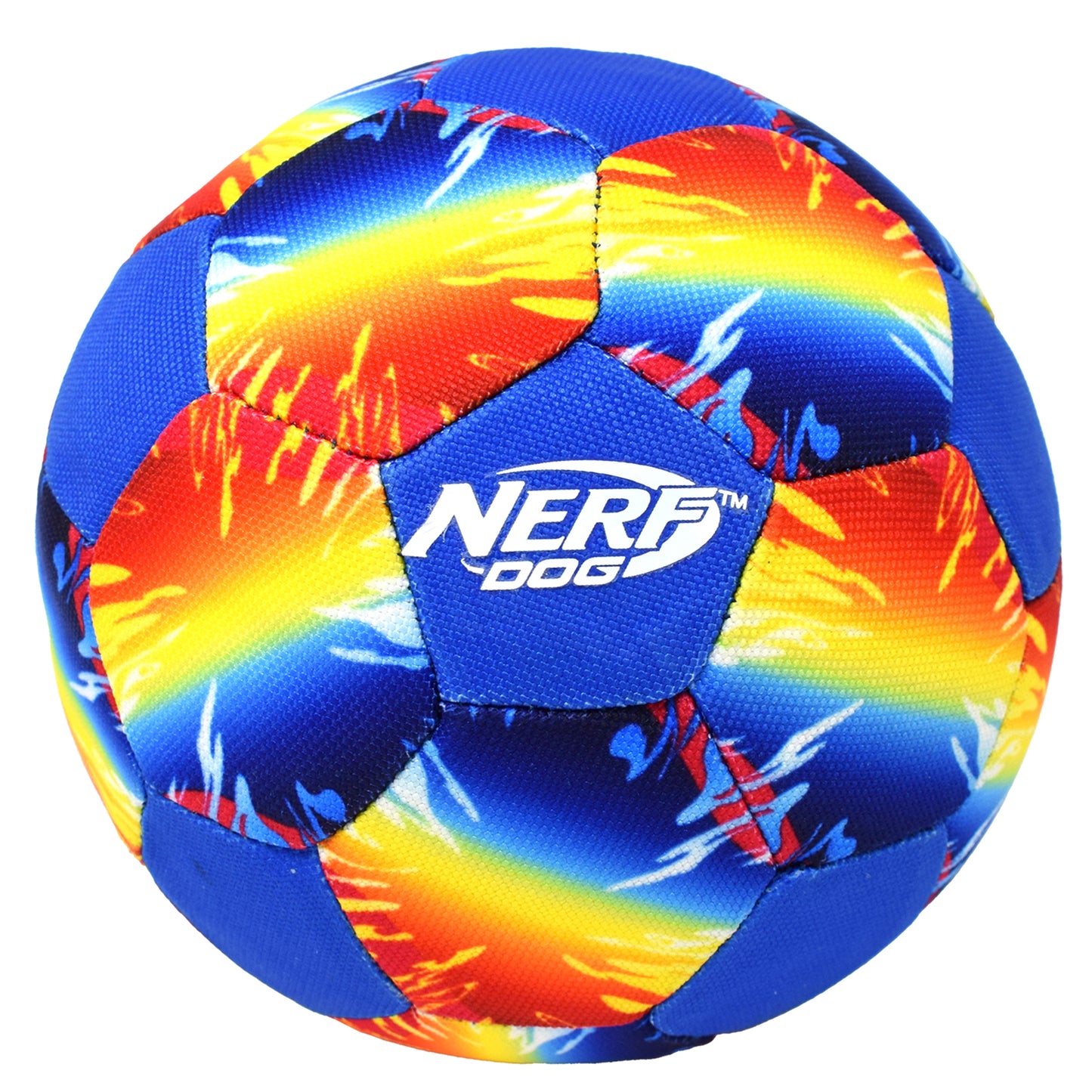 Nerf Colour Grip AirTuff Football Squeak Ball Dog Toy