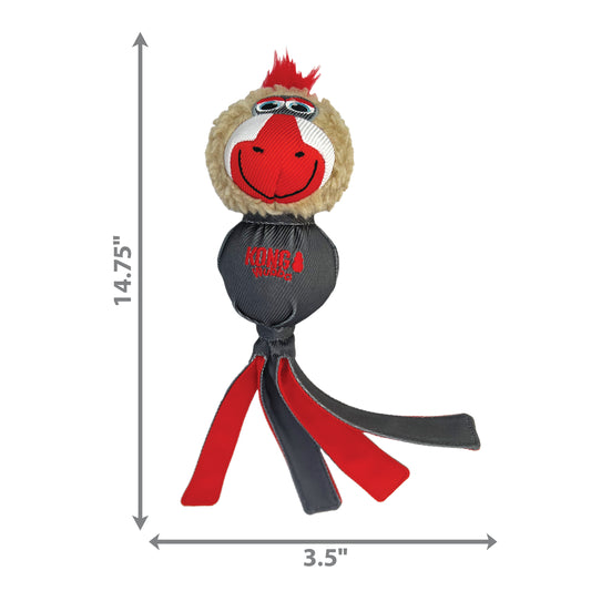 KONG Wubba Zoo Friends Mandrill Squeaky Dog Toy Large