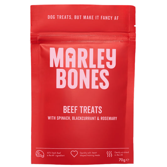 Marleybones Air-Dried Dog Treats Beef & Superfoods 70g