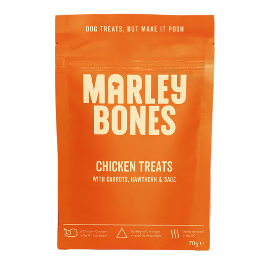 Marleybones Air-Dried Dog Treats Chicken & Superfoods 70g