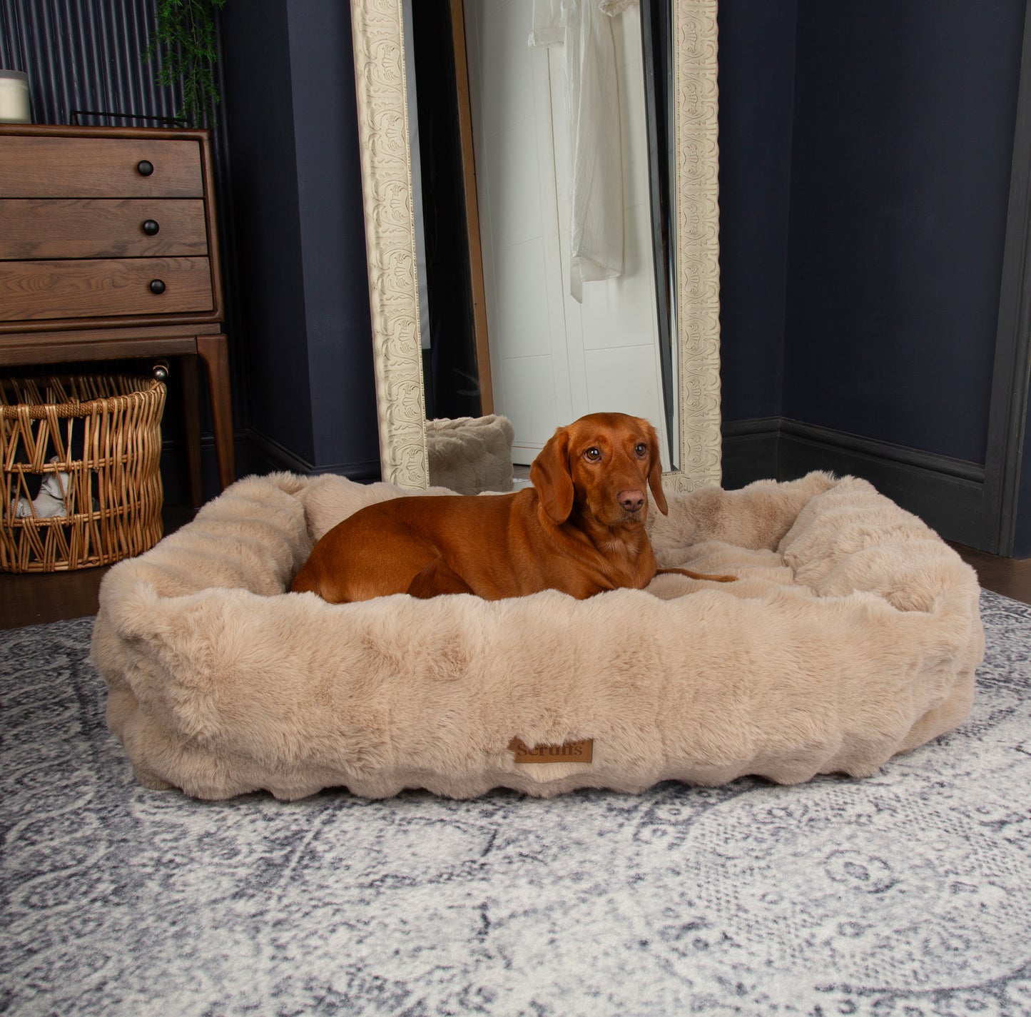 Scruffs Alpine Box Dog Bed Neutral
