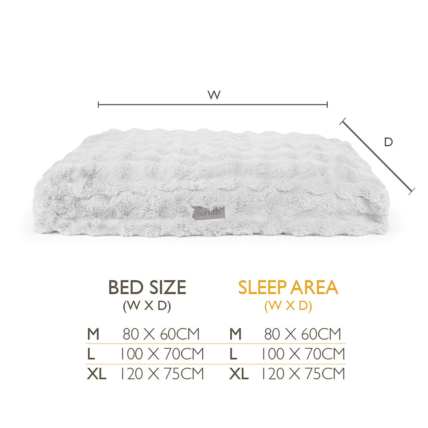 Scruffs Alpine Mattress Dog Bed Neutral