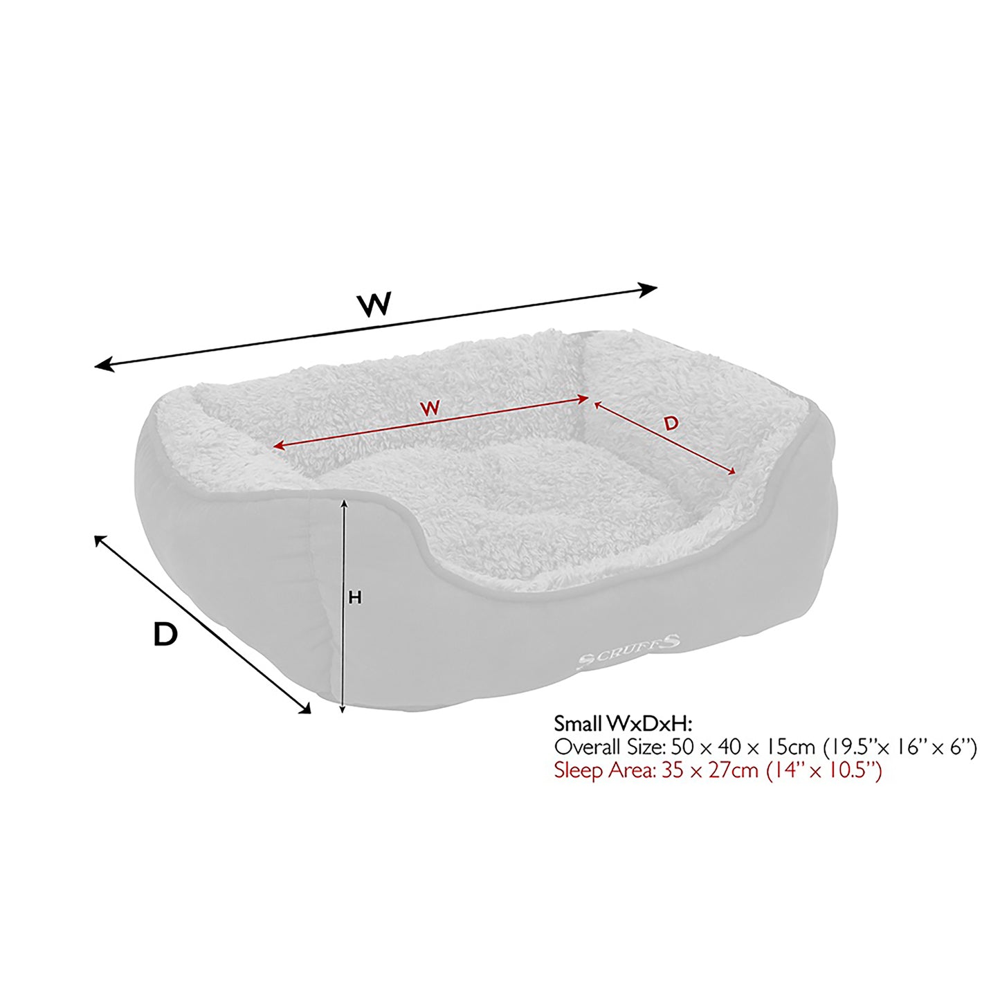 Scruffs Cosy Box Dog Bed Sage Green