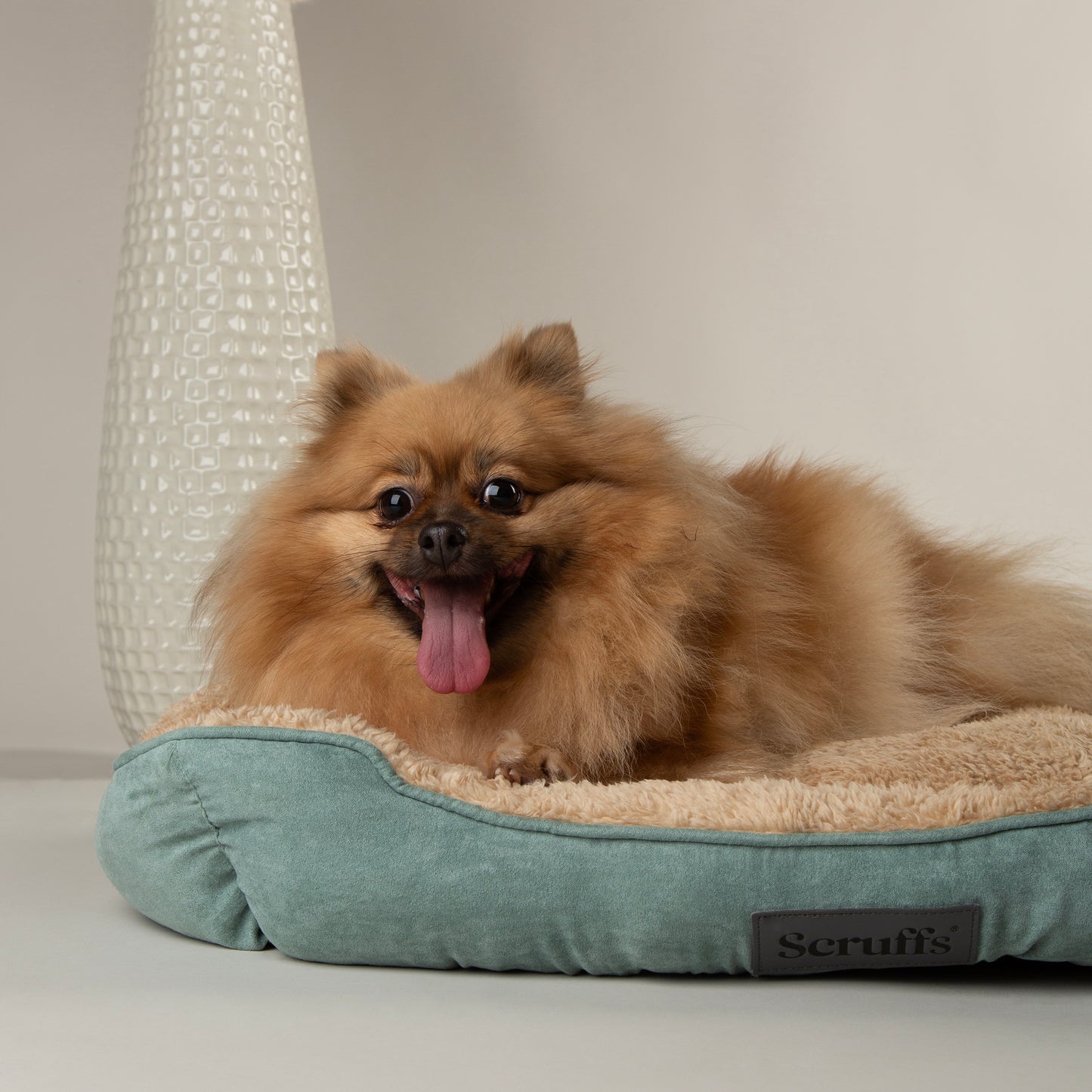 Scruffs Cosy Box Dog Bed Sage Green