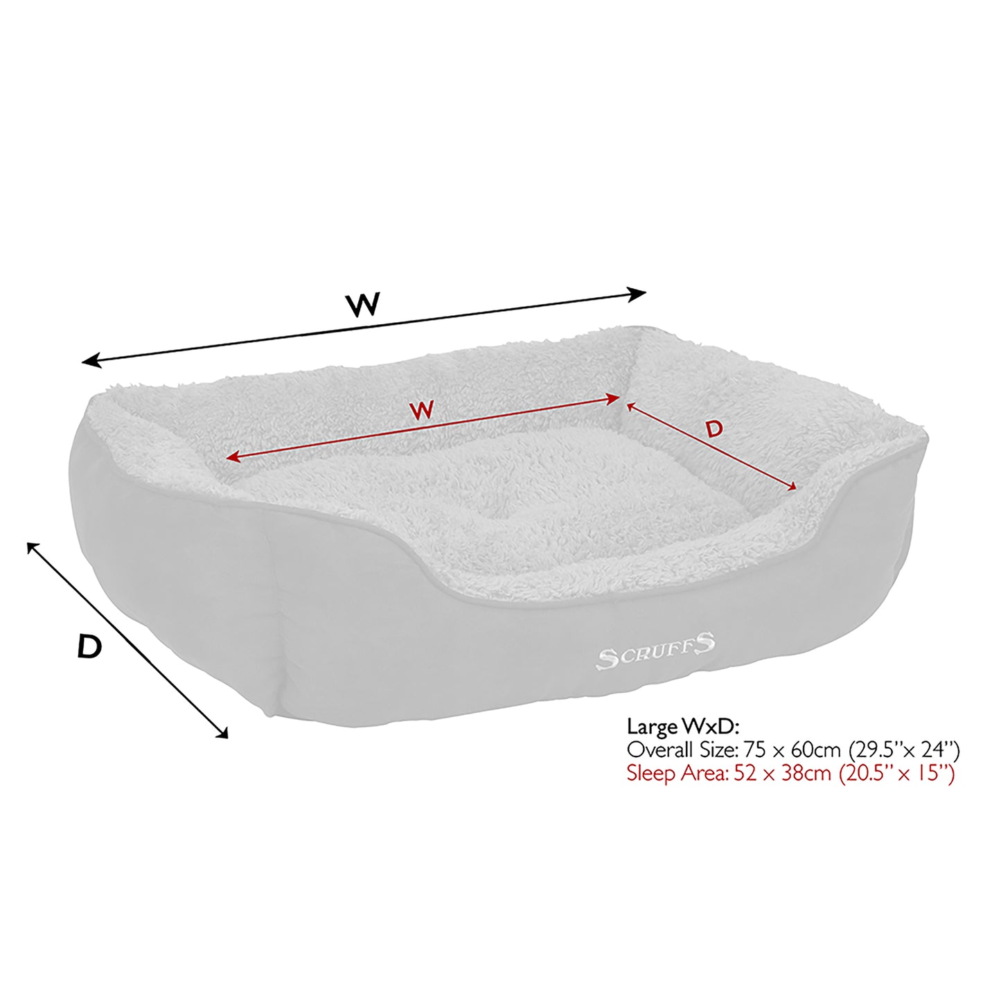 Scruffs Cosy Box Dog Bed Sage Green