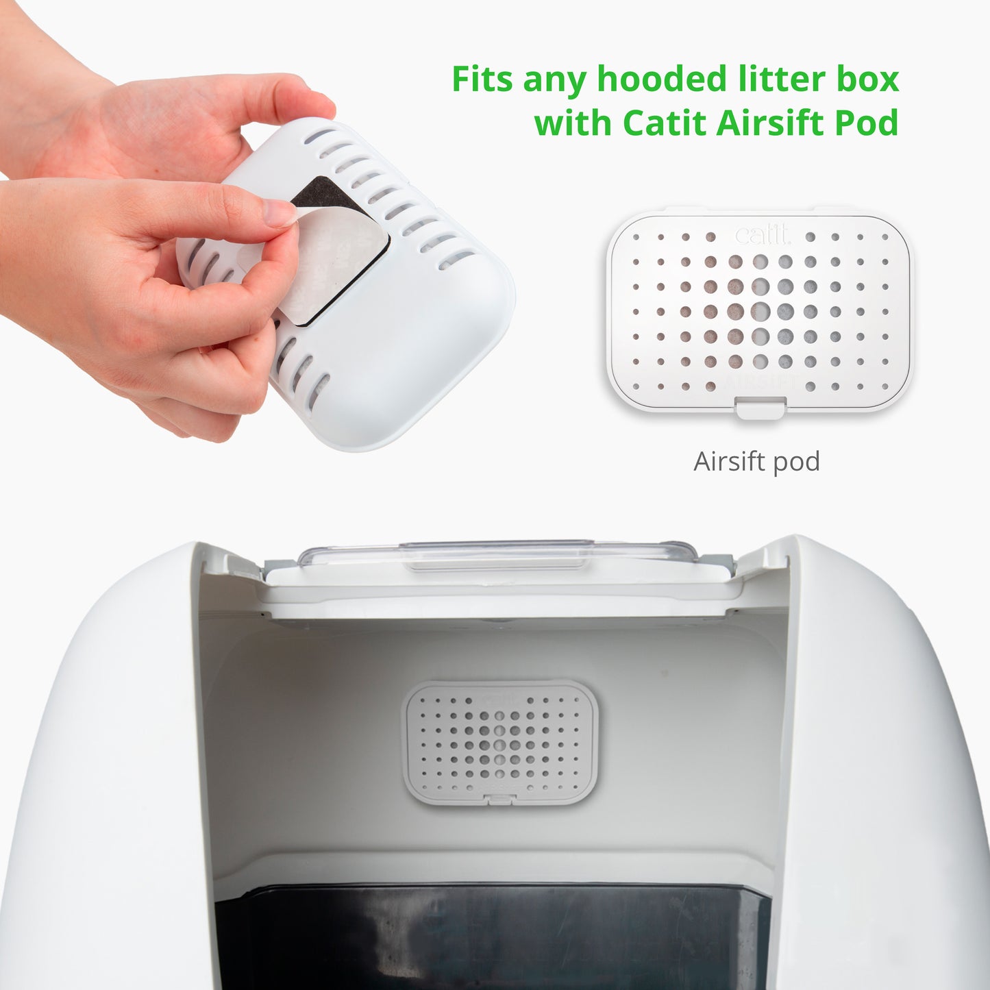 Catit AiRSiFT Dual Action Odour Reducing Filter Pads
