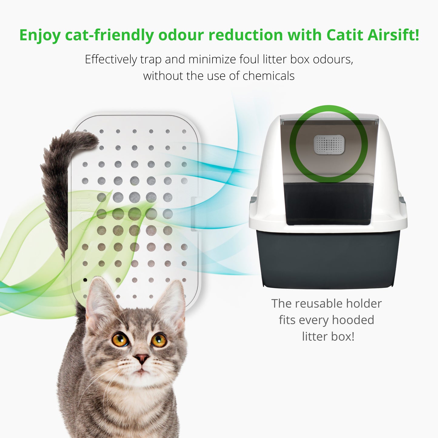 Catit AiRSiFT Filter Pads Recloseable Holder