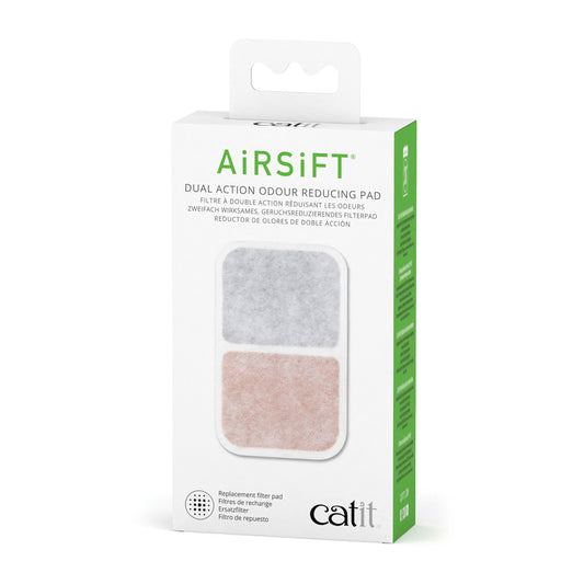 Catit AiRSiFT Dual Action Odour Reducing Filter Pads