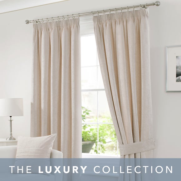 Chenille Pencil Pleat Curtains