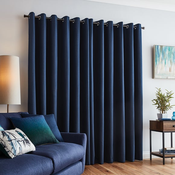 Solar Blackout Eyelet Curtains