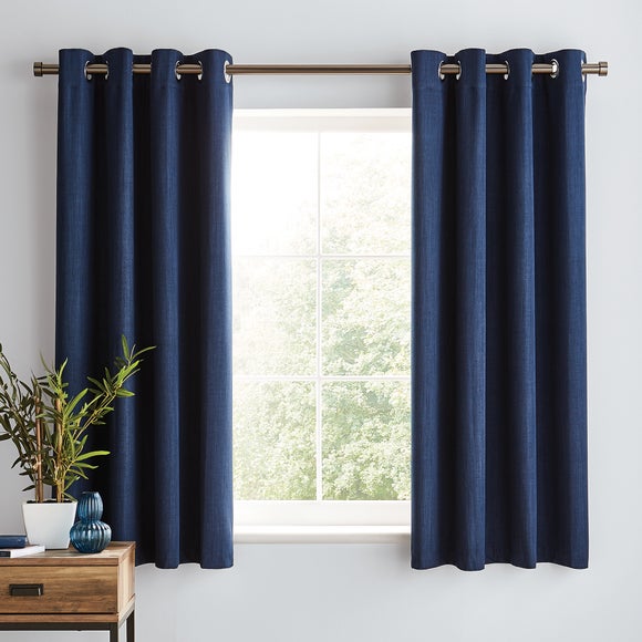 Solar Blackout Eyelet Curtains