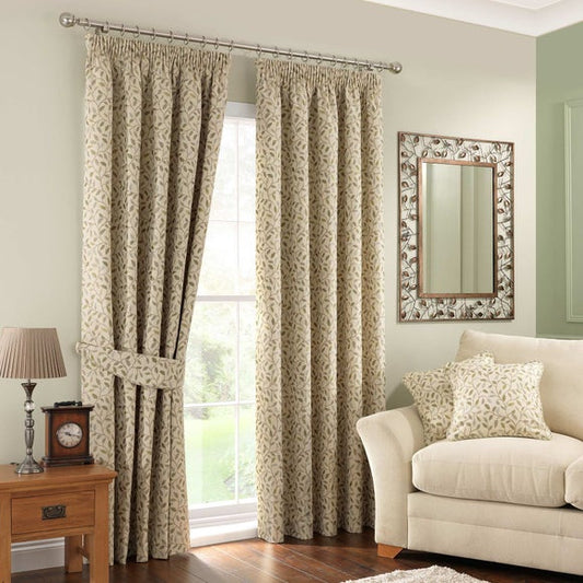 Heritage Glava Pencil Pleat Curtains