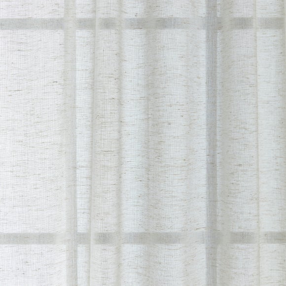 Marley Linen Tab Top Voile Panel