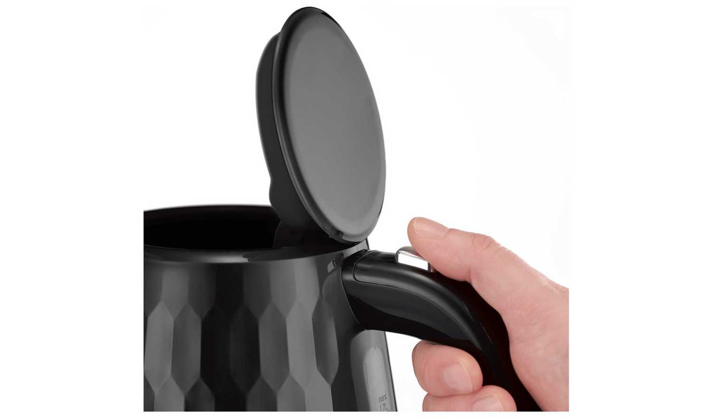 Russell Hobbs Honeycomb Black Plastic Kettle 26051