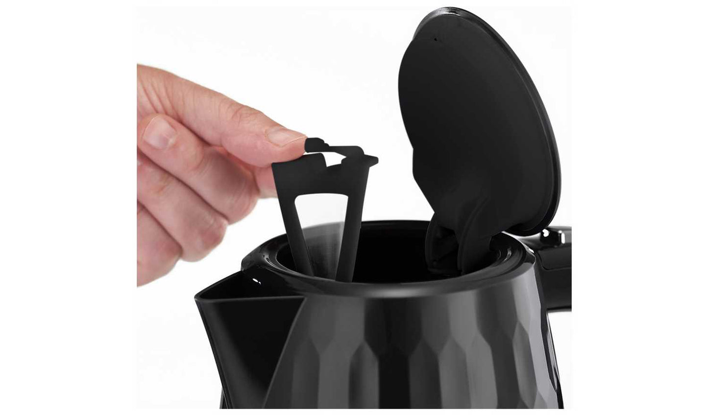 Russell Hobbs Honeycomb Black Plastic Kettle 26051