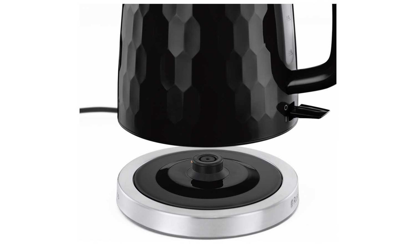 Russell Hobbs Honeycomb Black Plastic Kettle 26051