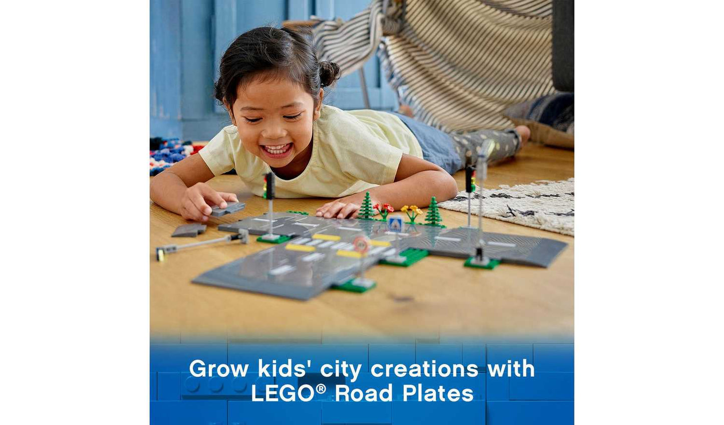 LEGO City Road Plates Building Set with Traffic Lights 60304