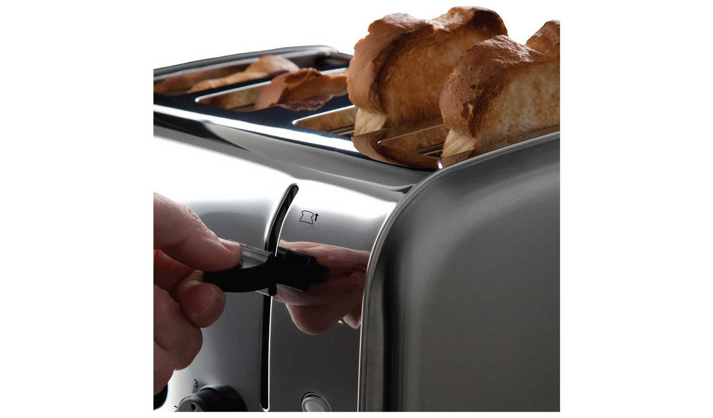 Russell Hobbs Worcester 4 Slice Brushed Toaster 18790