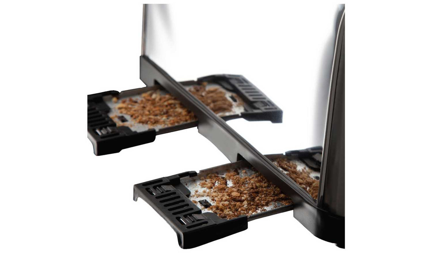 Russell Hobbs Worcester 4 Slice Brushed Toaster 18790