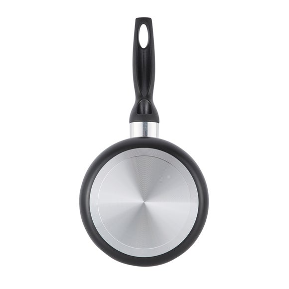 Essentials Non-Stick Aluminium Saucepan, 16cm