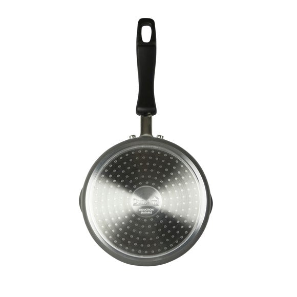 Non-Stick Hard Anodised Aluminium Saucepan, 18cm