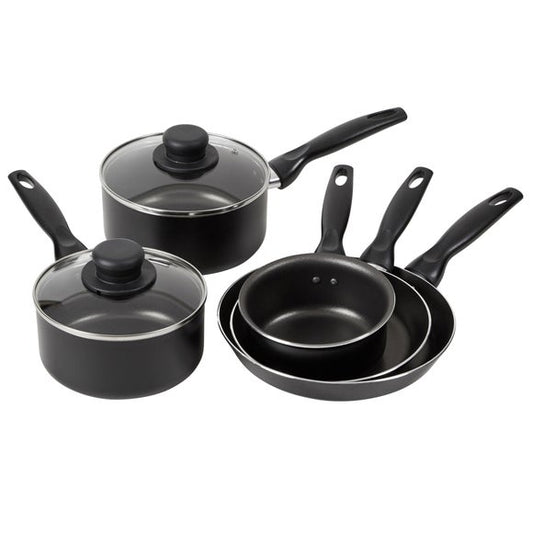 Essentials Non-Stick Aluminium 5 Piece Pan Set
