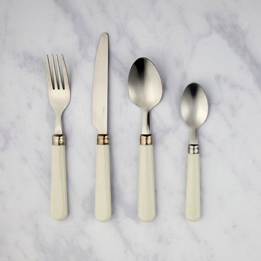 Cream 16 Piece Cutlery Set