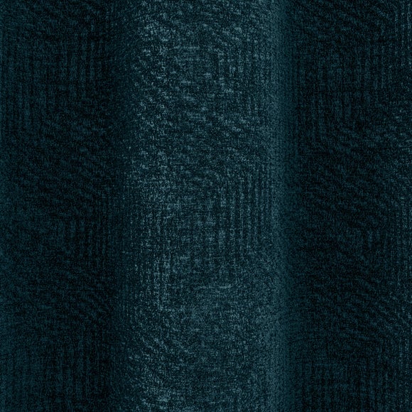 Chenille Geo Eyelet Curtains