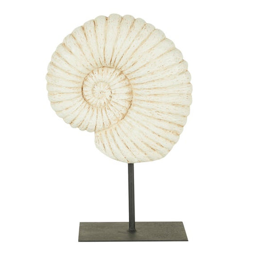 Fossil Shell on Stand Ornament