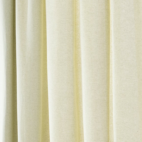 Linen Look Tab Top Pencil Pleat Curtains