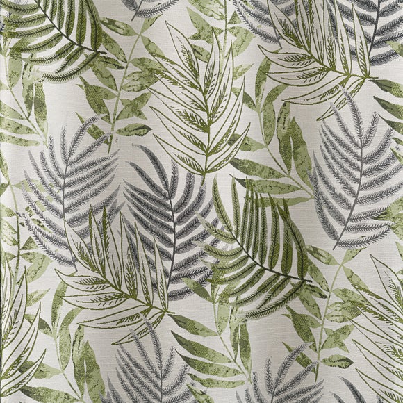 Leaf Jacquard Eyelet Curtains