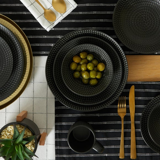 Zen Gold Effect 16 Piece Cutlery Set