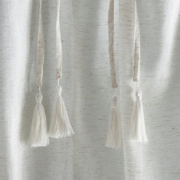 Marley Tassel Tie Top Voile Panel